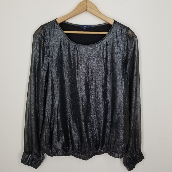 GAP Tops - GAP Metallic Dress Shirt
